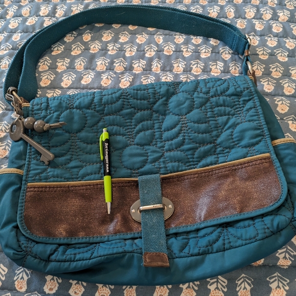 Fossil Keeper Crossbody Messenger Bag - Picture 2 of 2